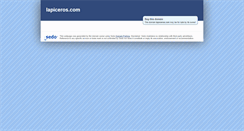 Desktop Screenshot of lapiceros.com