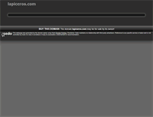 Tablet Screenshot of lapiceros.com